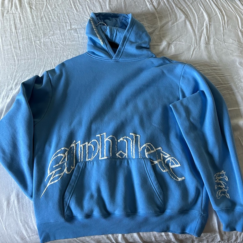 Alphalete Script Hoodie Blue XXL